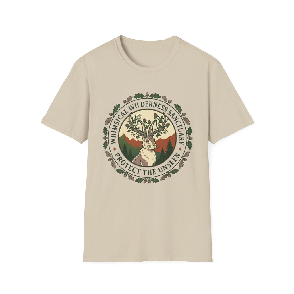 Whimsical Wilderness Sanctuary T‑Shirt – 'Protect the Unseen' Nature Graphic