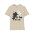 Midnight Fishing Club T-Shirt — Gothic Mothman Moon Graphic Tee