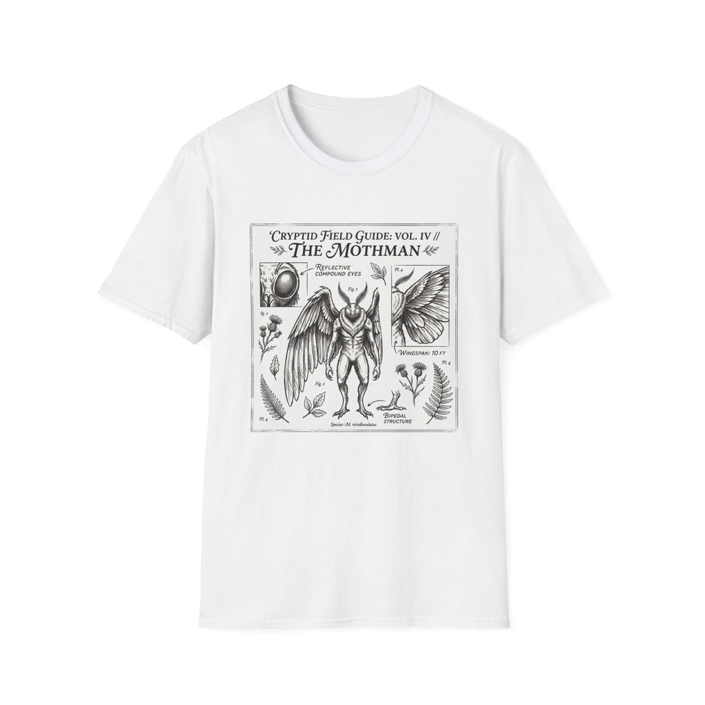 Mothman Cryptid Field Guide T-Shirt