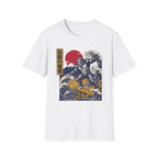 Yeti Wave T-Shirt — Japanese Ukiyo-e Snowman Graphic Tee (伝説の雪男)