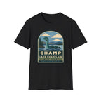 Lake Champlain Champ T-Shirt — Loch Ness-Style Monster Retro Tee
