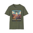 Grand Canyon UFO T-Shirt — Retro Alien Abduction National Parks Poster Tee