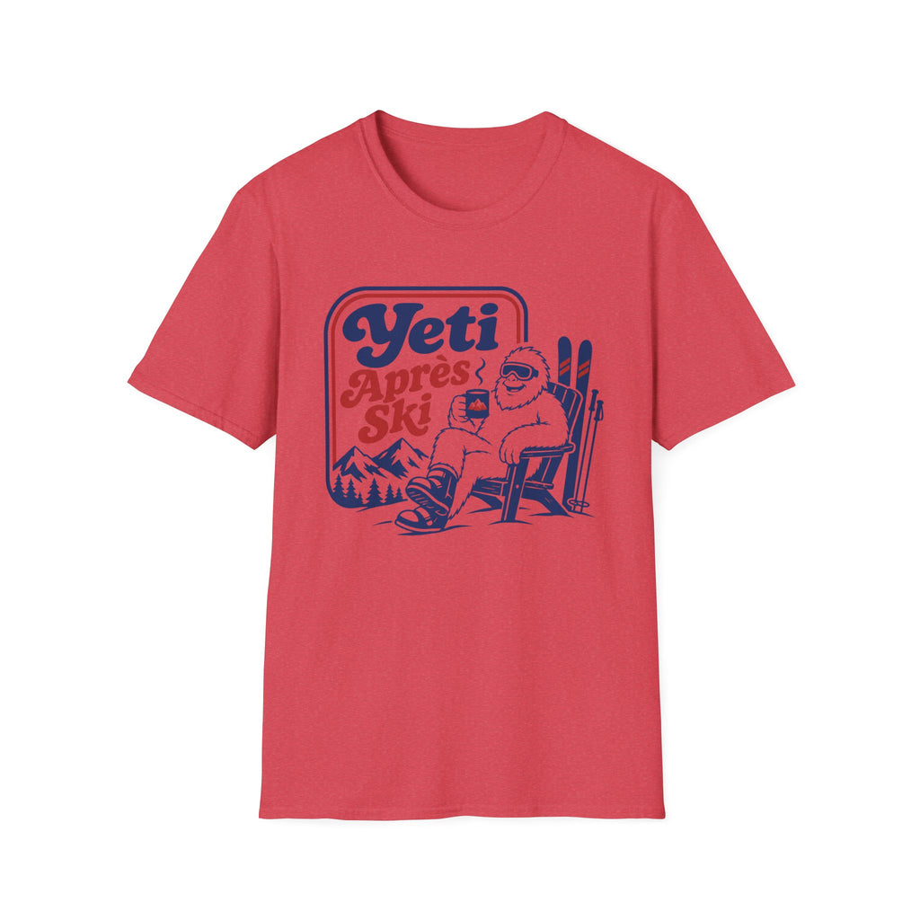 Yeti Après Ski T-Shirt — Funny Skiing Yeti Retro Graphic Tee