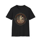 Foraging Herbalist T-Shirt — Cute Jackalope & Wildflower Nature Tee