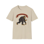 Expert Social Distancer T-Shirt — Funny Bigfoot Coffee Graphic American Traditional Tattoo Tee