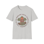 The Woodlands' Soulful Escapist T-Shirt — Cute Flatwoods Monster Tea & Tranquility Graphic