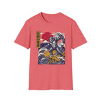 Yeti Wave T-Shirt — Japanese Ukiyo-e Snowman Graphic Tee (伝説の雪男)