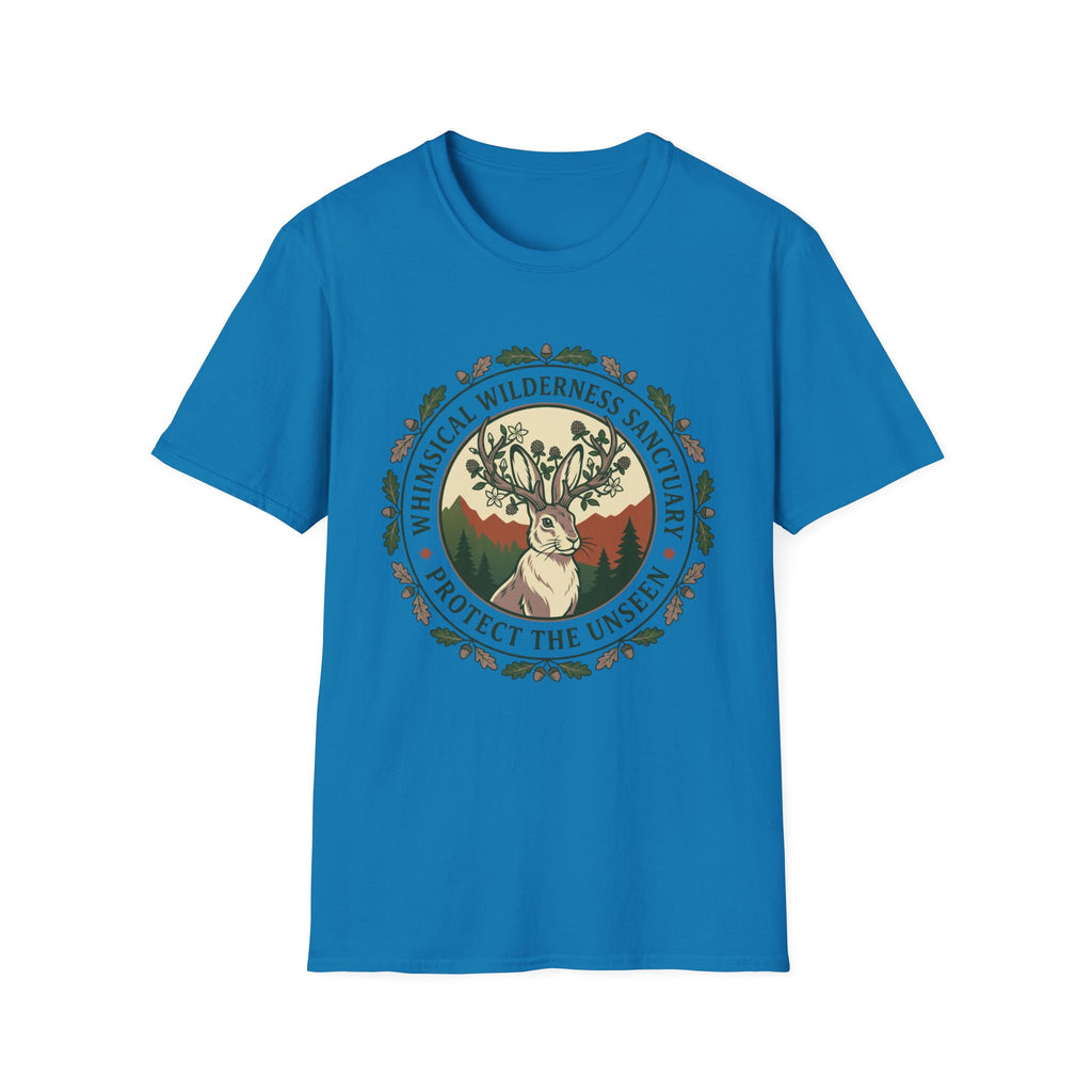 Whimsical Wilderness Sanctuary T‑Shirt – 'Protect the Unseen' Nature Graphic