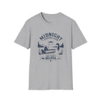 Midnight Fishing Club T-Shirt — "Catch Something They Won't Believe" UFO Lake Fishing Tee