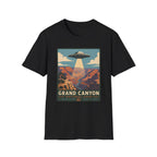 Grand Canyon UFO T-Shirt — Retro Alien Abduction National Parks Poster Tee