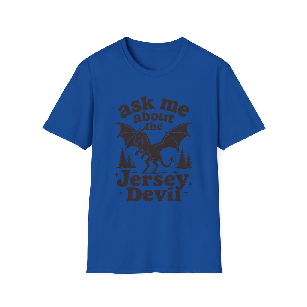 Ask Me About the Jersey Devil T-Shirt — Paranormal Cryptid Graphic Tee