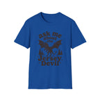 Ask Me About the Jersey Devil T-Shirt — Paranormal Cryptid Graphic Tee