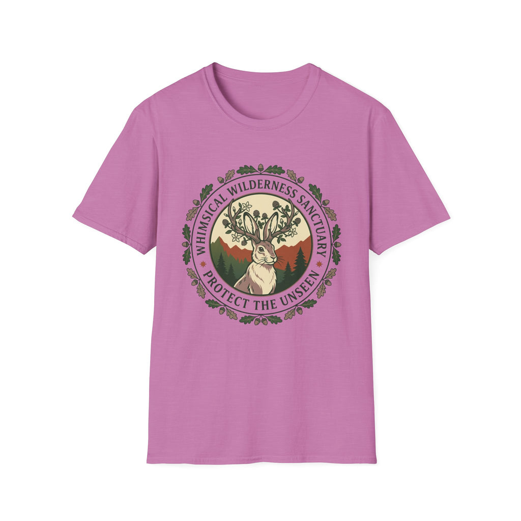 Whimsical Wilderness Sanctuary T‑Shirt – 'Protect the Unseen' Nature Graphic