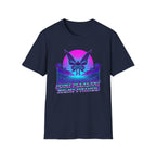 Mothman Retro Sunset T‑Shirt — Neon 80s Vaporwave Cryptid Tee