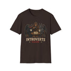 Introverts Club T-Shirt — Funny Sasquatch, Mothman & Jersey Devil Design