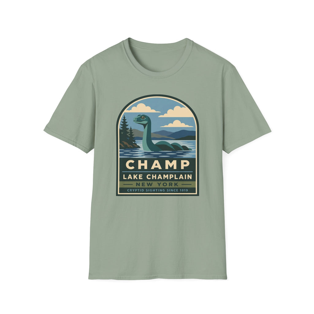 Lake Champlain Champ T-Shirt — Loch Ness-Style Monster Retro Tee