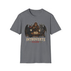 Introverts Club T-Shirt — Funny Sasquatch, Mothman & Jersey Devil Design