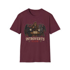 Introverts Club T-Shirt — Funny Sasquatch, Mothman & Jersey Devil Design