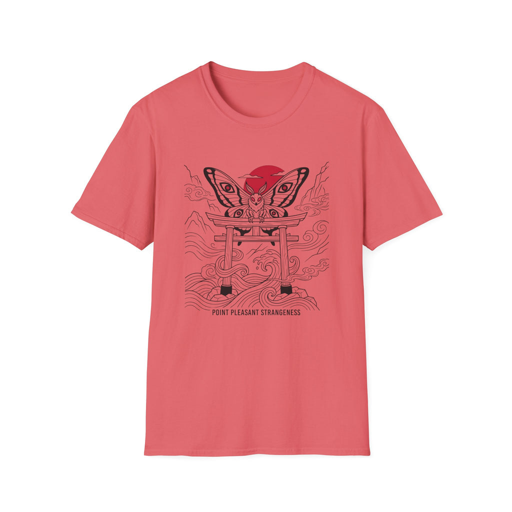 Mothman Torii T-Shirt — Japanese Ink Sun Graphic Tee