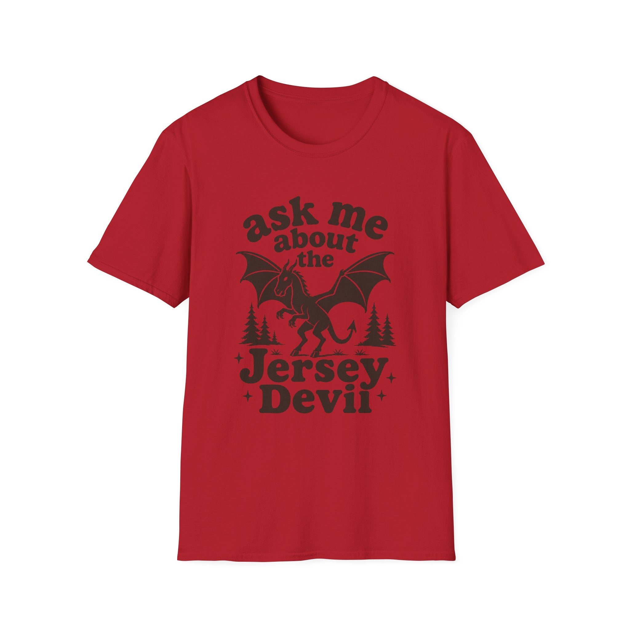 Ask Me About the Jersey Devil T-Shirt — Paranormal Cryptid Graphic Tee