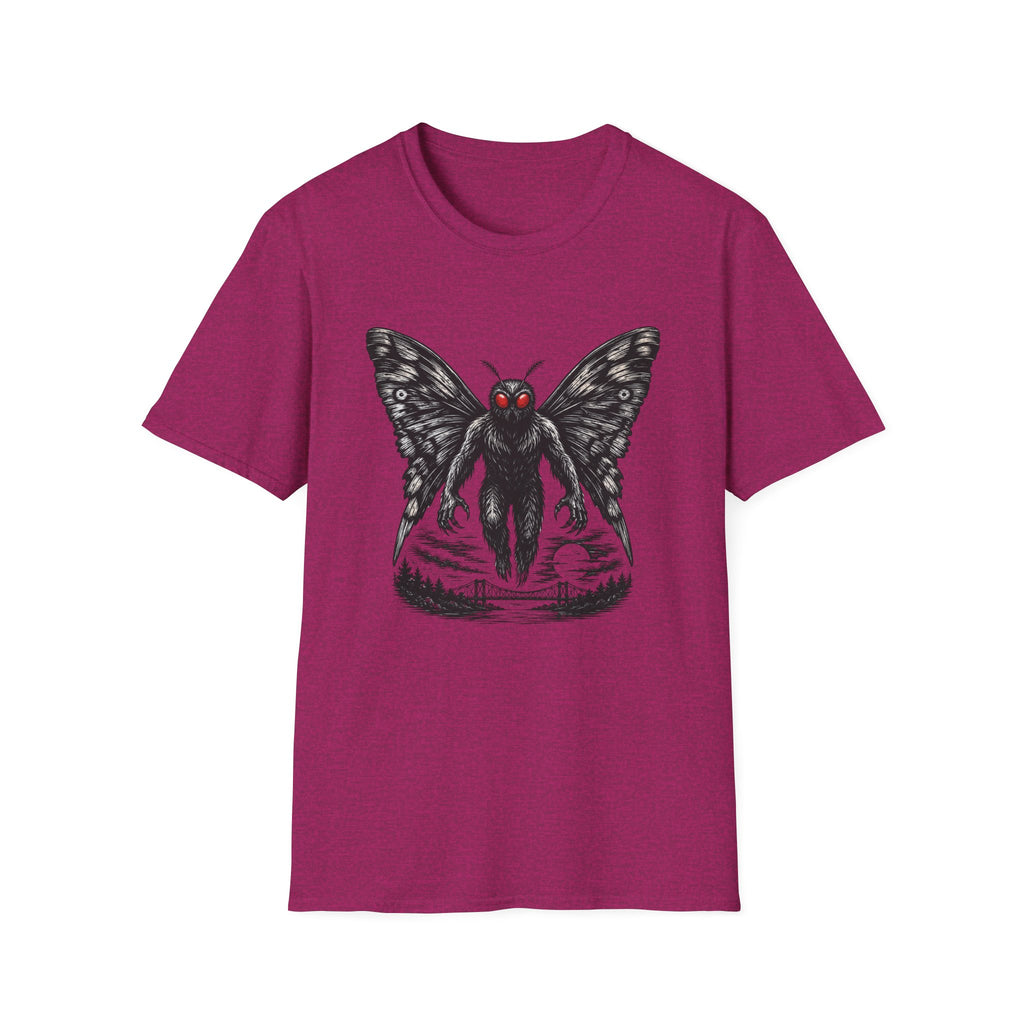 Mothman Graphic Tee — Red-Eyed Cryptid Mothman T-Shirt