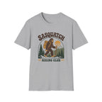 Sasquatch Hiking Club T-Shirt — Retro 70s Bigfoot Outdoor Adventure Tee