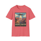 Grand Canyon UFO T-Shirt — Retro Alien Abduction National Parks Poster Tee