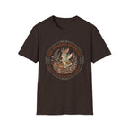 Foraging Herbalist T-Shirt — Cute Jackalope & Wildflower Nature Tee