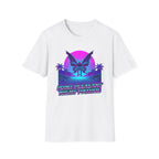 Mothman Retro Sunset T‑Shirt — Neon 80s Vaporwave Cryptid Tee