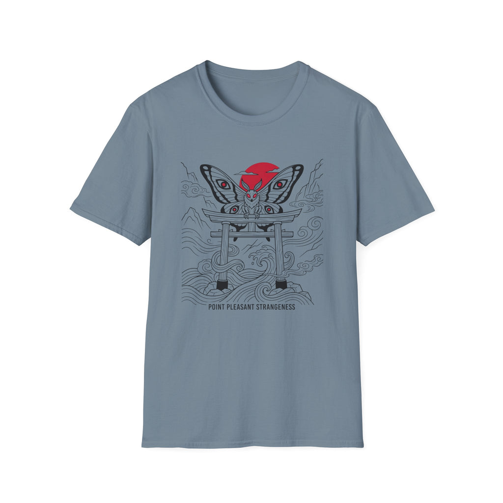 Mothman Torii T-Shirt — Japanese Ink Sun Graphic Tee