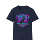 Retro Neon Jackalope T-Shirt — Paranormal Division Vaporwave Tee