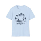 Midnight Fishing Club T-Shirt — "Catch Something They Won't Believe" UFO Lake Fishing Tee