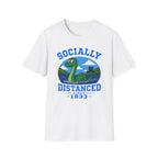 Socially Distanced Loch Ness Monster T-Shirt — Cute Nessie Graphic Tee
