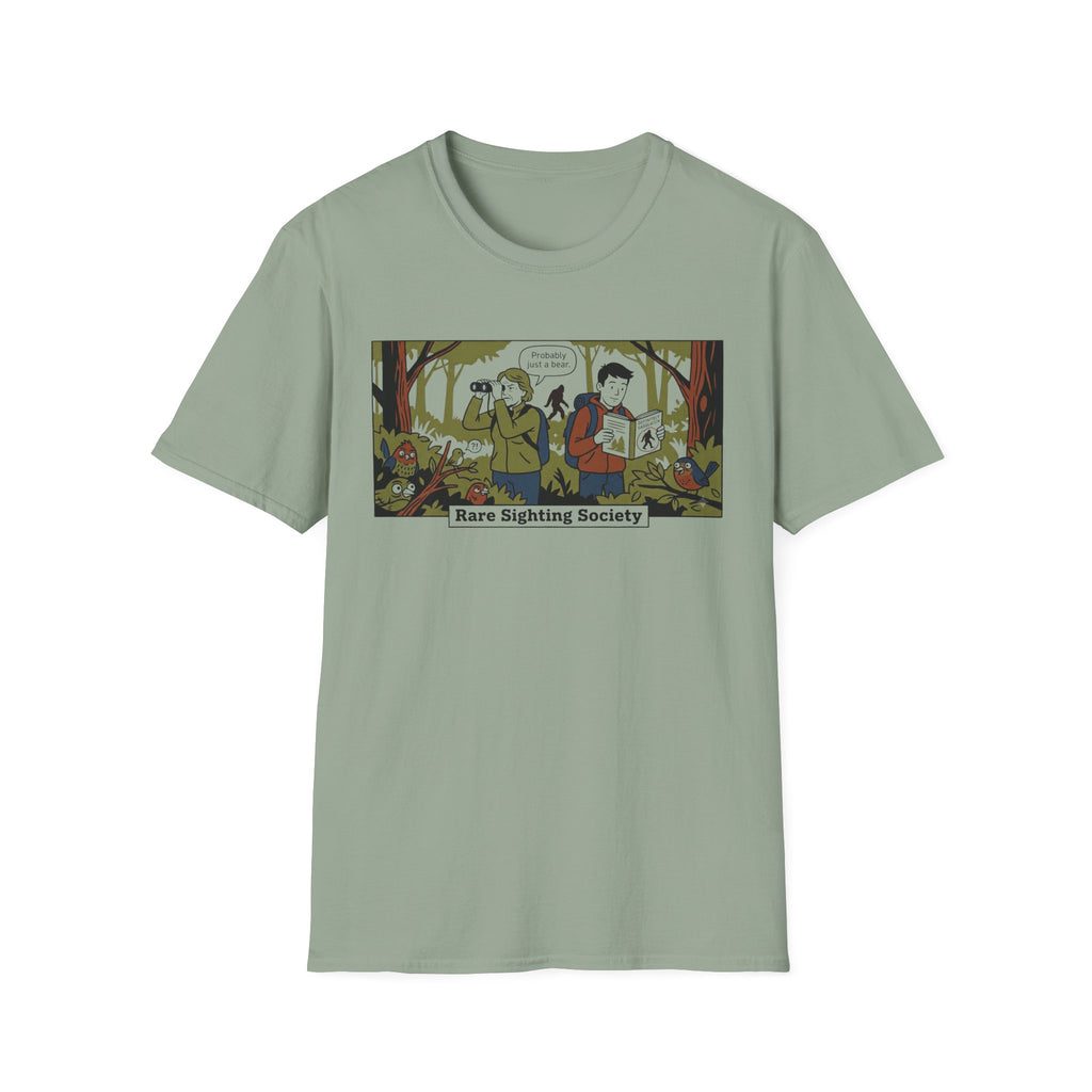 Bigfoot T-Shirt — Rare Sighting Society Birdwatching Graphic Tee