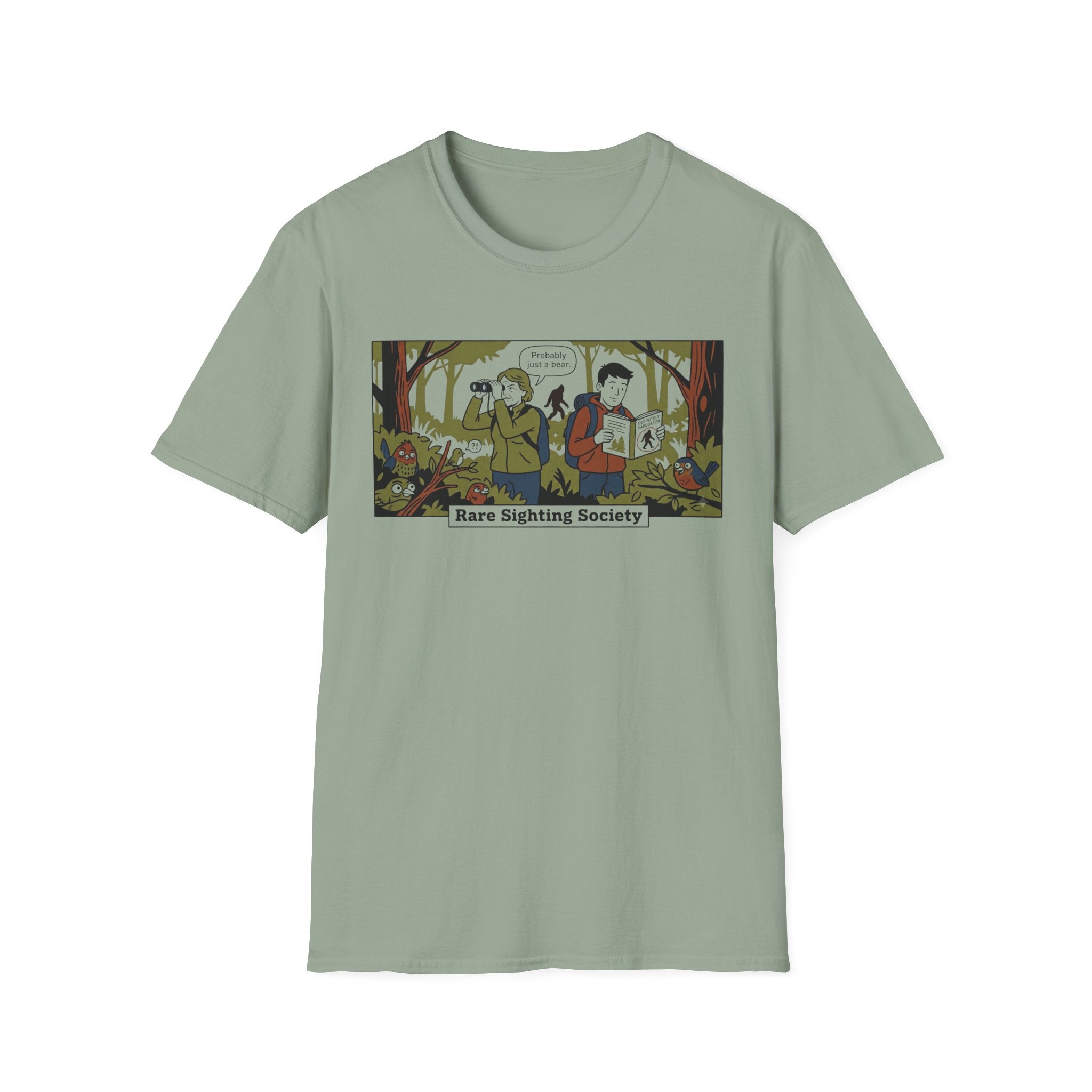 Bigfoot T-Shirt — Rare Sighting Society Birdwatching Graphic Tee