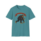 Expert Social Distancer T-Shirt — Funny Bigfoot Coffee Graphic American Traditional Tattoo Tee