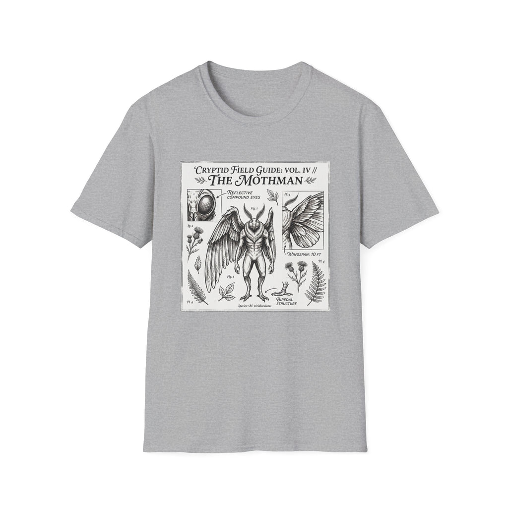 Mothman Cryptid Field Guide T-Shirt