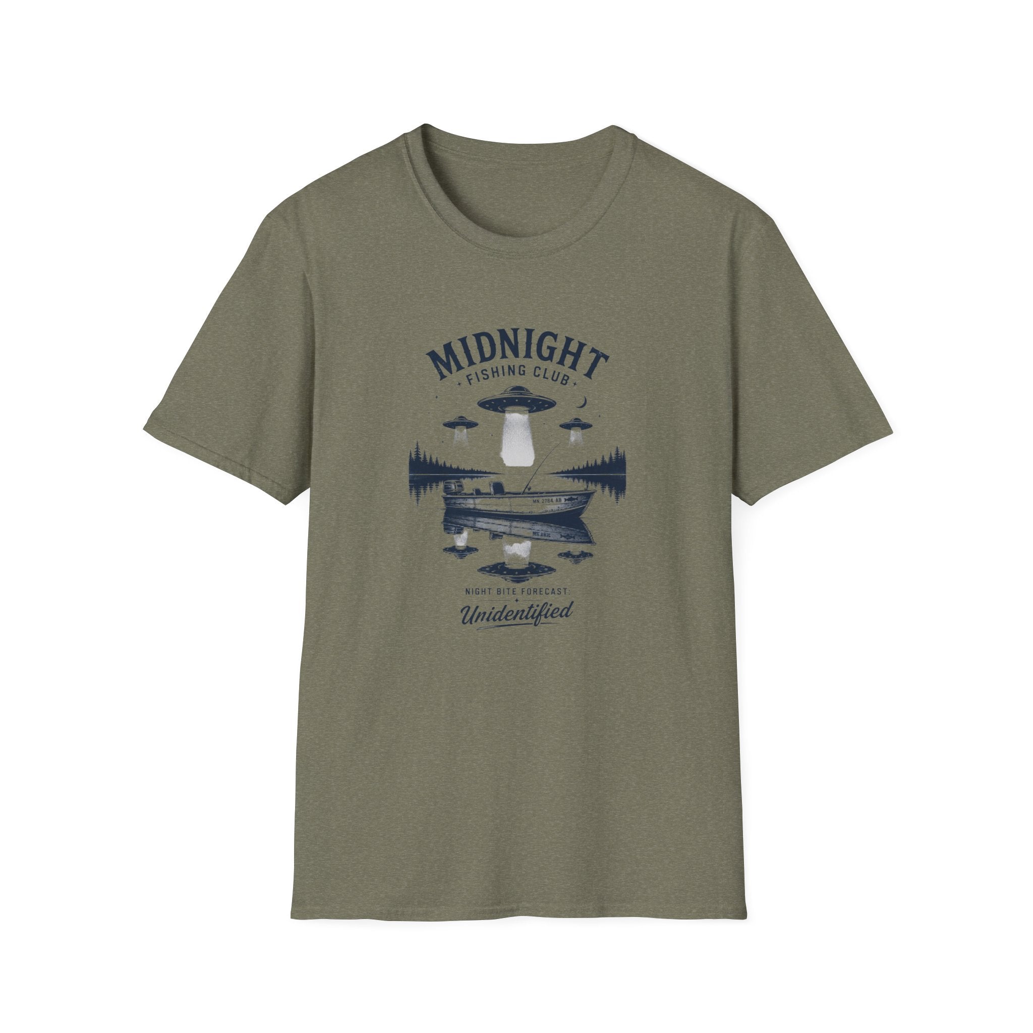Midnight Fishing Club T-Shirt — UFO Lake Graphic Tee