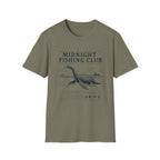 Midnight Fishing Club T-Shirt — Vintage Loch Ness Nautical Angler Tee