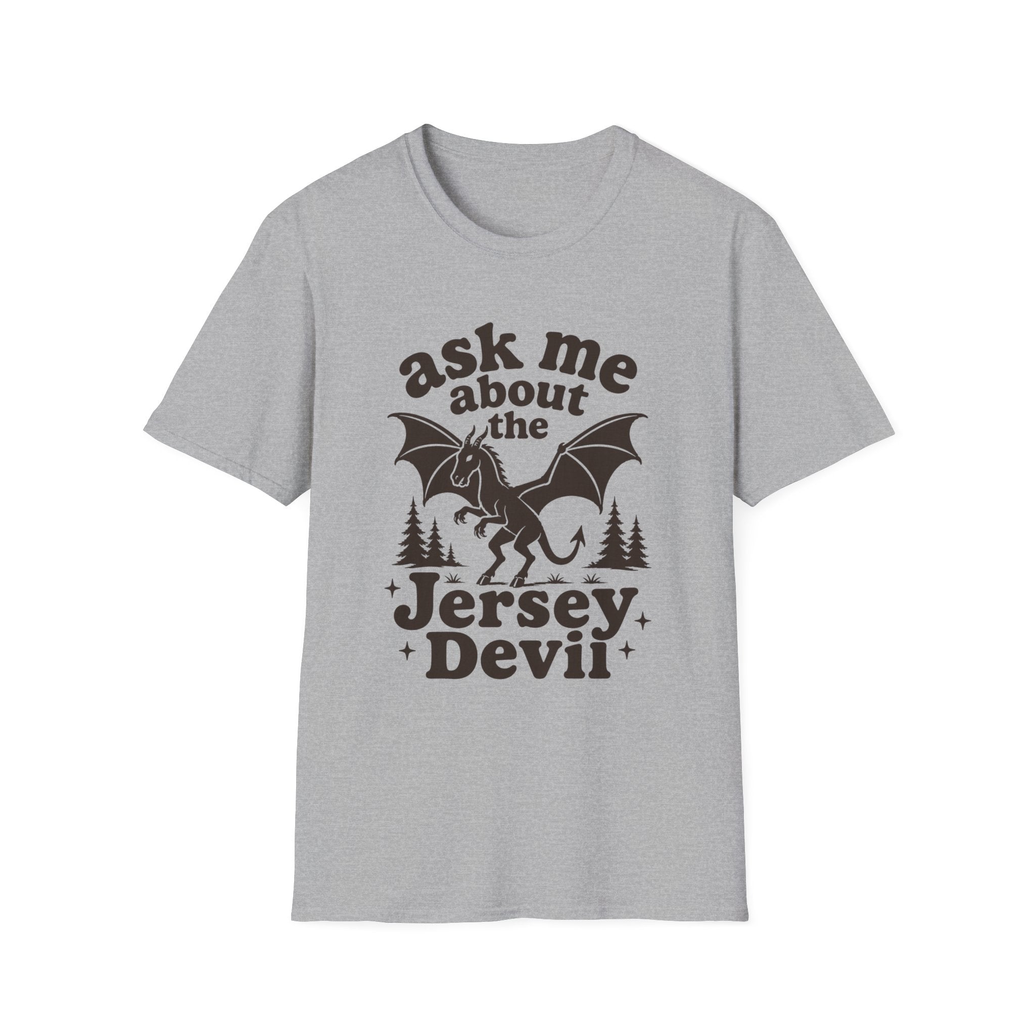 Ask Me About the Jersey Devil T-Shirt — Paranormal Cryptid Graphic Tee
