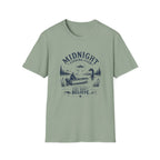 Midnight Fishing Club T-Shirt — "Catch Something They Won't Believe" UFO Lake Fishing Tee