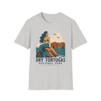 WPA Style Mermaid T-Shirt — Dry Tortugas National Park Vintage Travel Tee