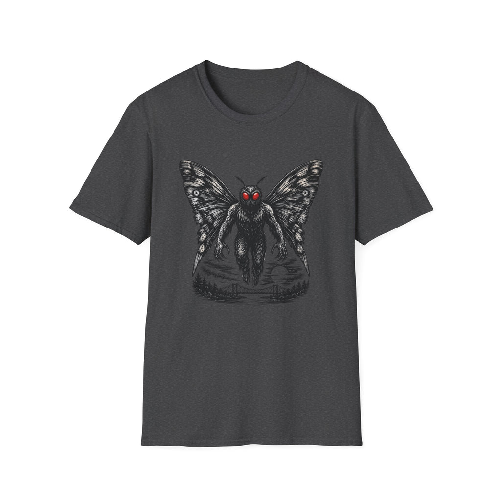 Mothman Graphic Tee — Red-Eyed Cryptid Mothman T-Shirt