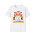 Fresno Nightcrawlers T-Shirt — Retro Cryptid Graphic Tee (“Just Here To Mind My Own Business”)