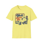 Yeti Après Ski T-Shirt — Funny Skiing Yeti Retro Graphic Tee