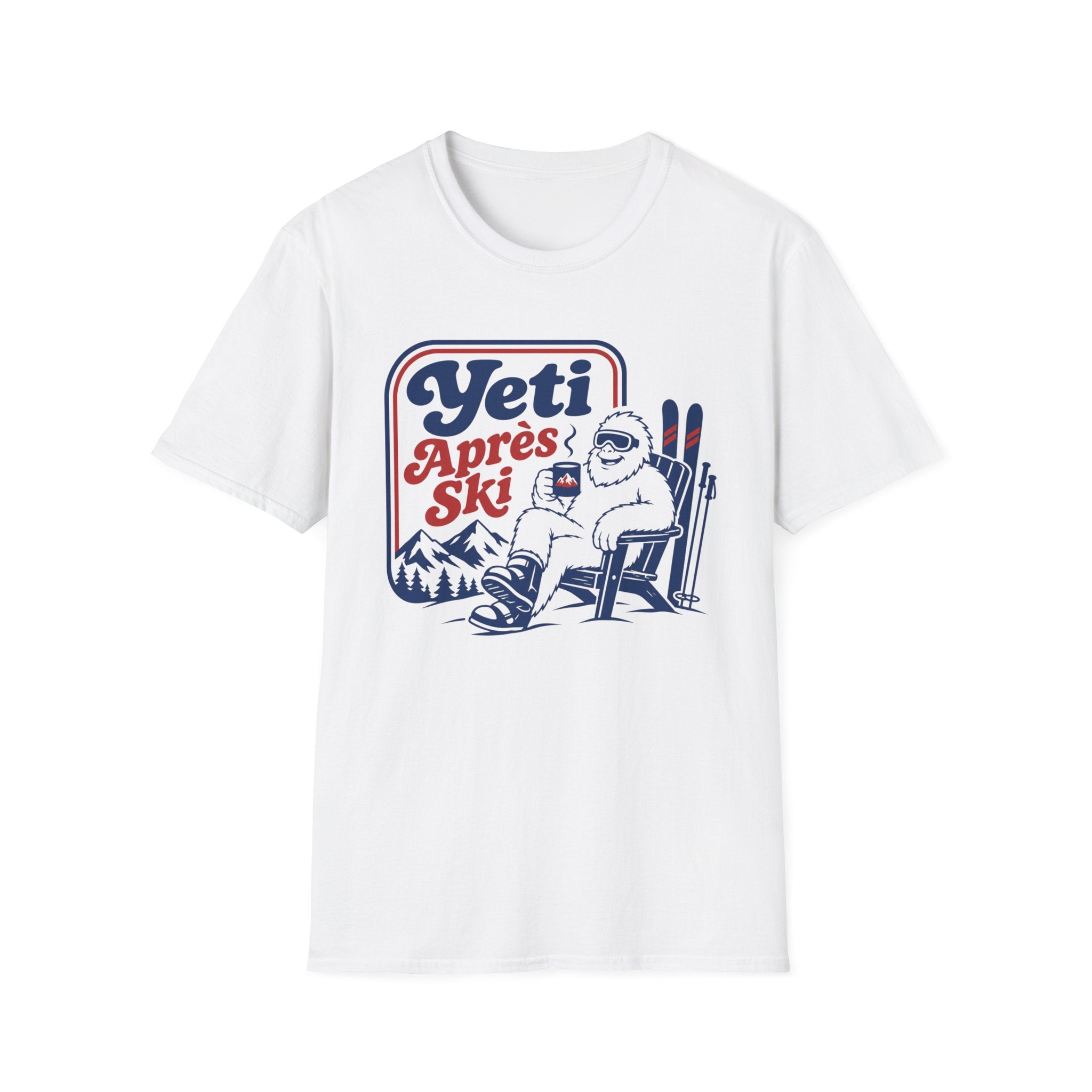 Yeti Après Ski T-Shirt — Funny Skiing Yeti Retro Graphic Tee
