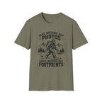 “Take Nothing But Photos, Leave Nothing But Footprints” Bigfoot Adventure Tee
