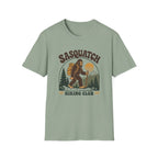 Sasquatch Hiking Club T-Shirt — Retro 70s Bigfoot Outdoor Adventure Tee