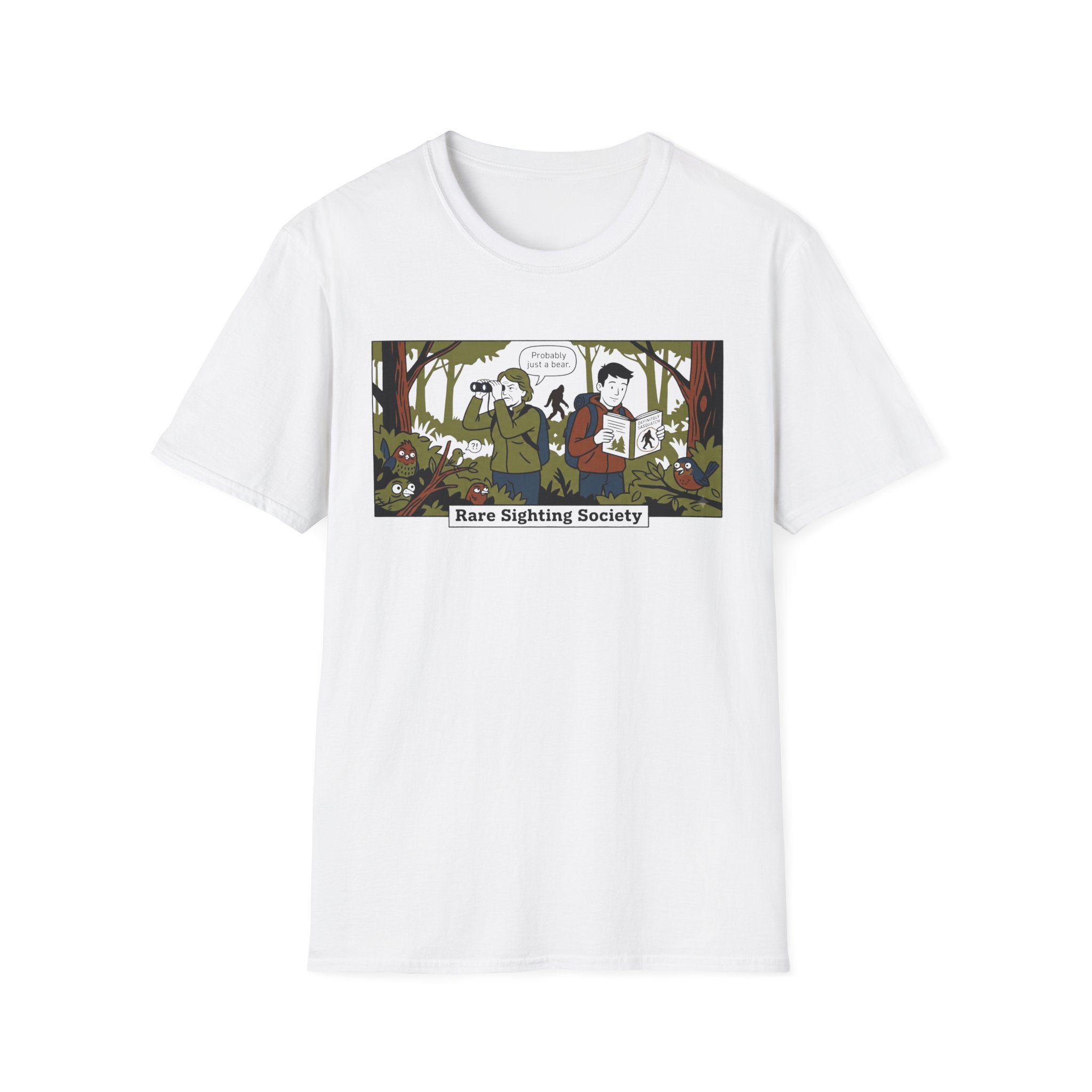 Bigfoot T-Shirt — Rare Sighting Society Birdwatching Graphic Tee