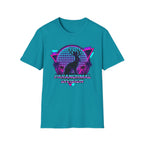 Retro Neon Jackalope T-Shirt — Paranormal Division Vaporwave Tee